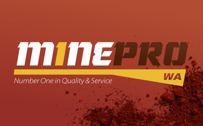 Mine Pro Logo & Branding Graphic Design Perth, WA