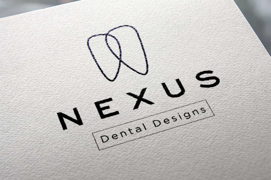 Nexus Dental Designs Logo Design Closeup