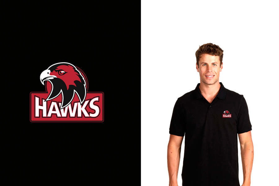 Cockburn Hawks Ice Hockey Team Polo shirt design