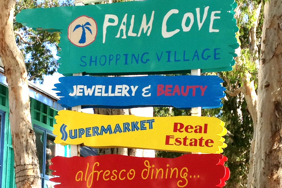 Palm Cove Shopping Centre Place Branding and Signage Graphic Design