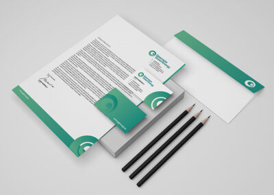 Gascoyne Green Energy Logo Design Stationery Business Card Graphic Designer Perth WA
