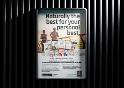 Protein Lab Product Promotional Poster Graphic Designer Fremantle WA